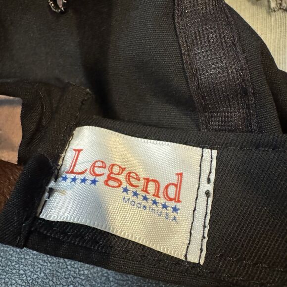 Wells Fargo Bank Hat Adjustable Black Cap Stagecoach Logo Rope Bill Vintage - Picture 7 of 7